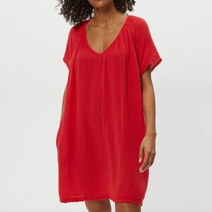 Michael Stars Sky Gauze Dress. Size Small. Color Rumba.‎